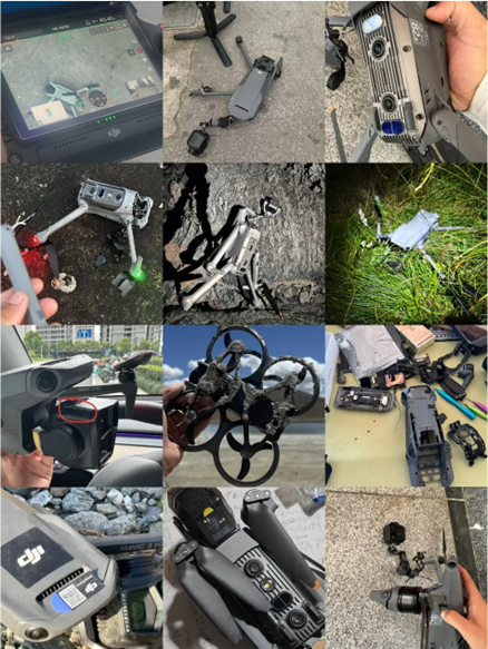 Those years, the DJI drones we crashed together