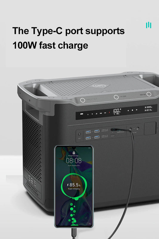Portable mobile energy storage large capacity power